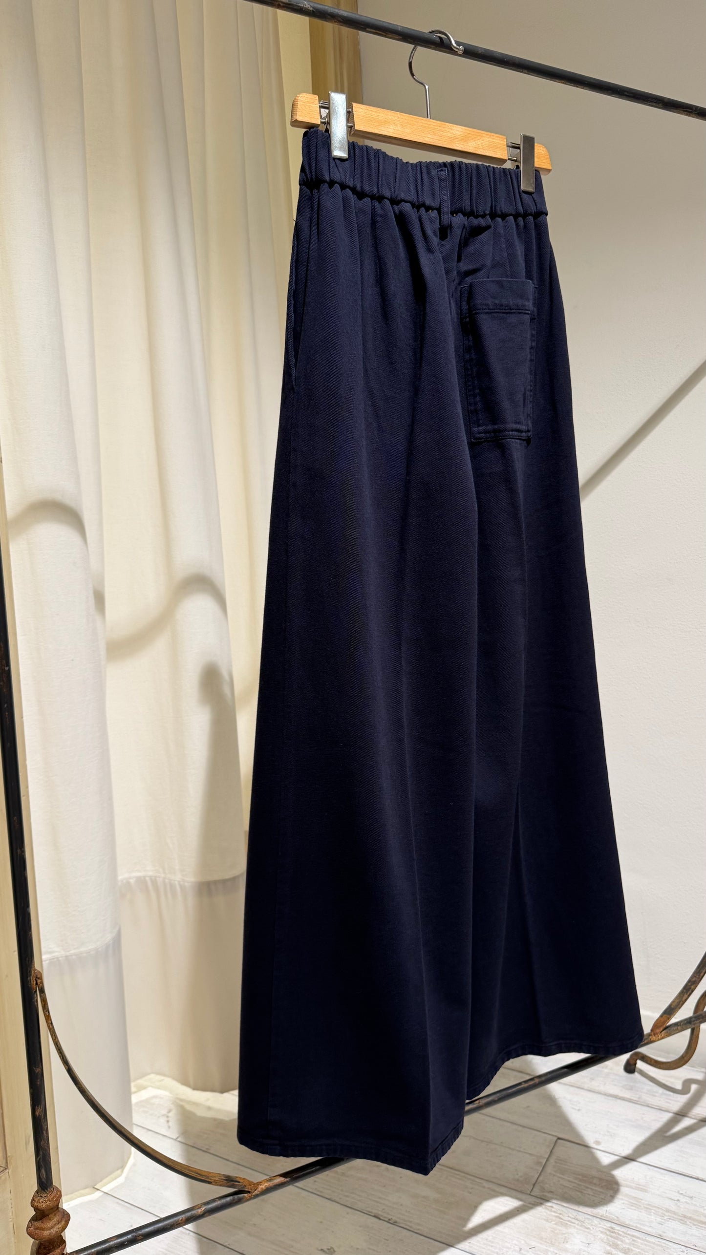 FLOWING TWILL TROUSERS - FORTE FORTE