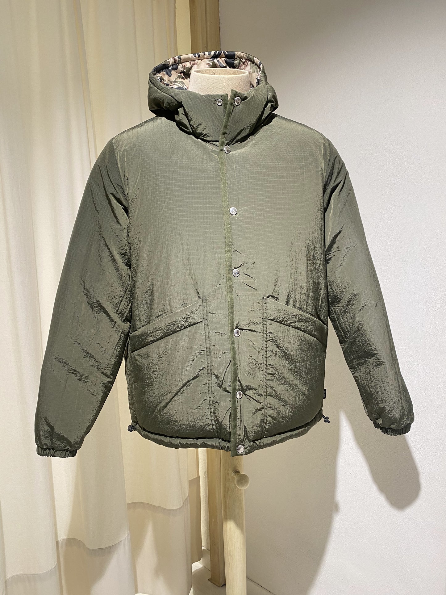 M OUTWEAR HOODIE REVERSABLE JACKET PS PAUL SMITH Military Green