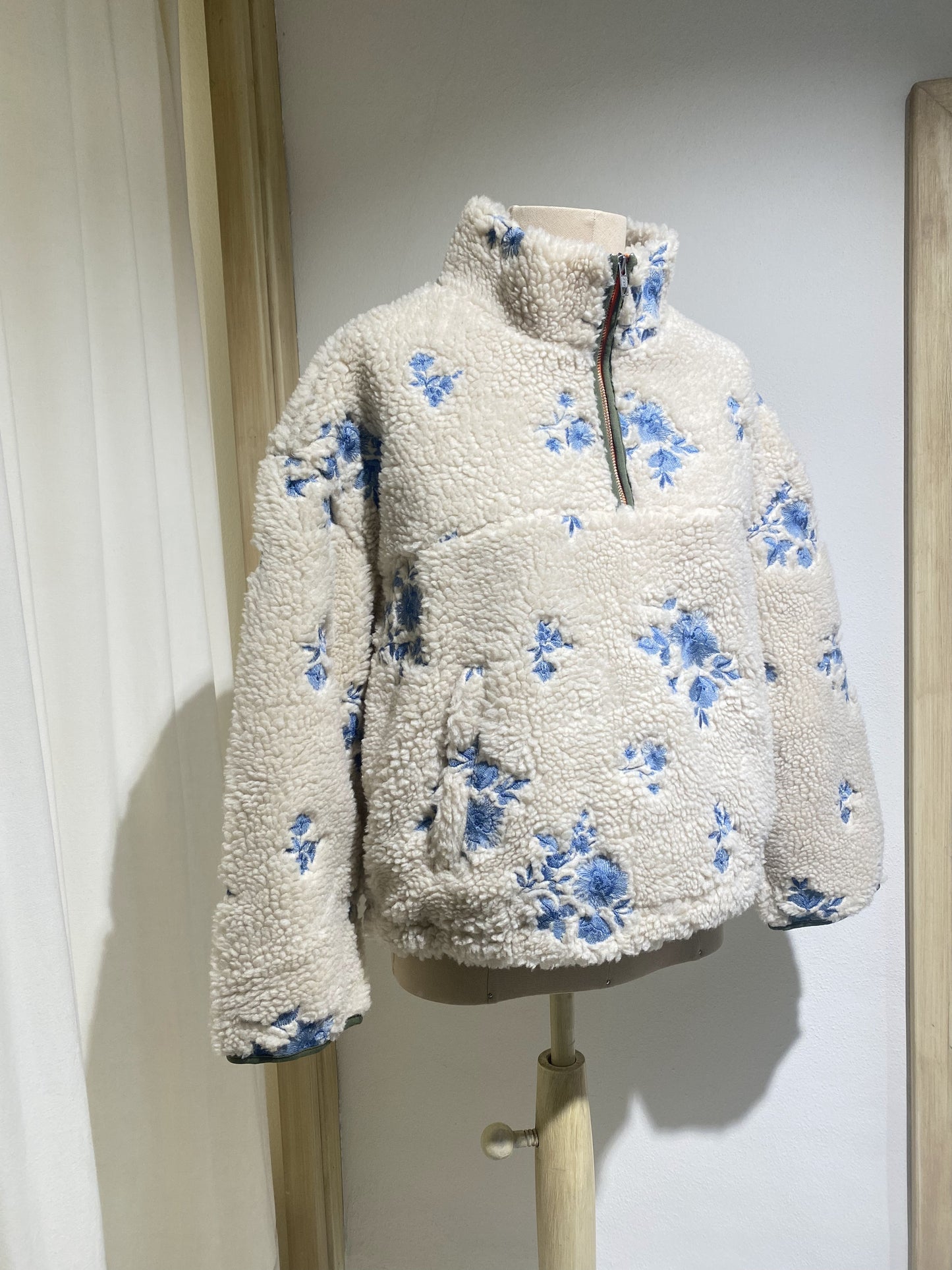 W NILOU JACKET BELLEROSE MILK/SKY EMBROIDERY