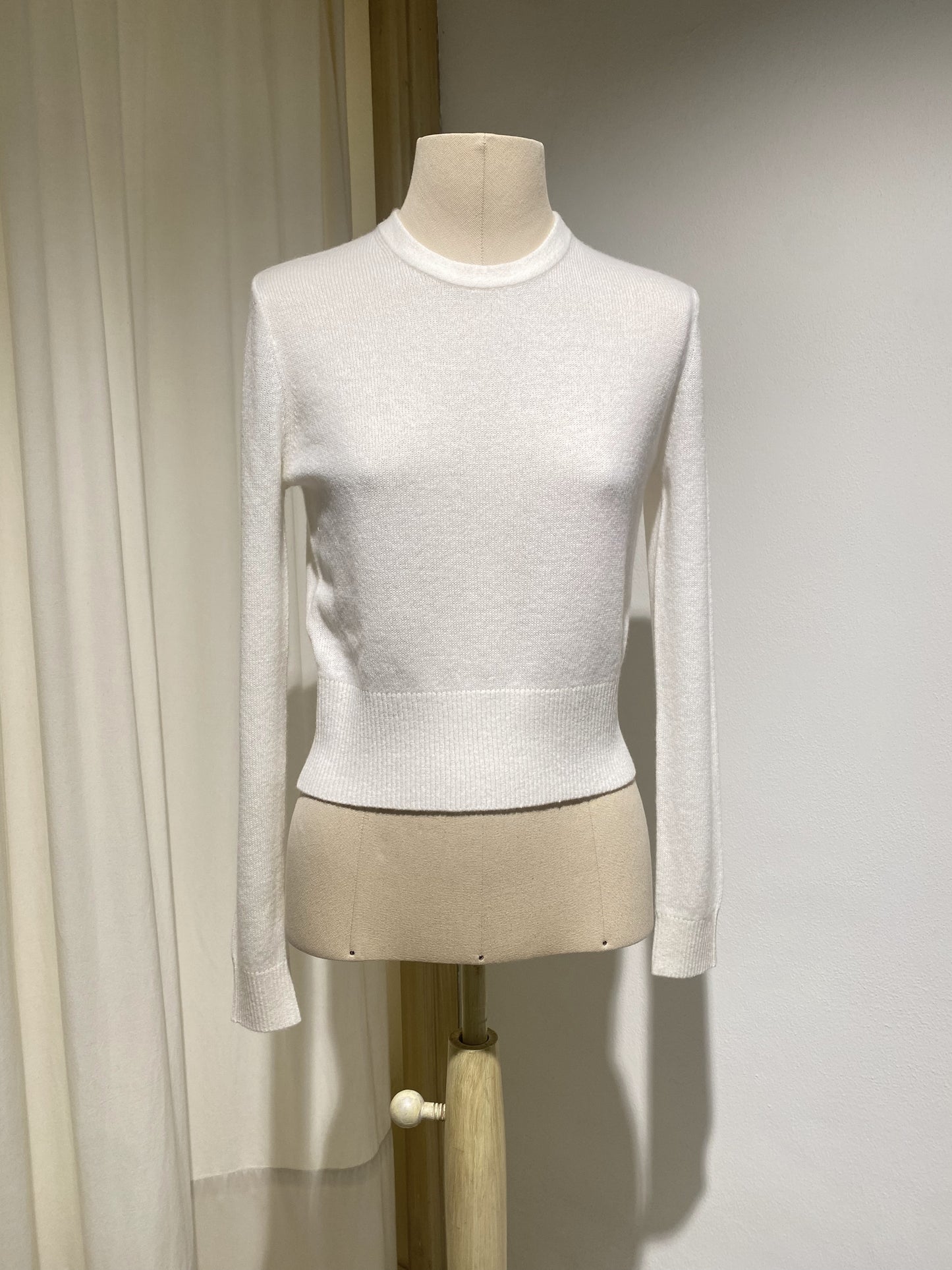 W GIROCOLLO KNITWEAR FORTE FORTE MILK