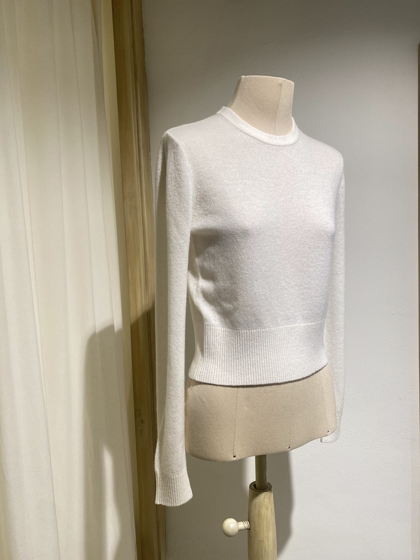W GIROCOLLO KNITWEAR FORTE FORTE MILK