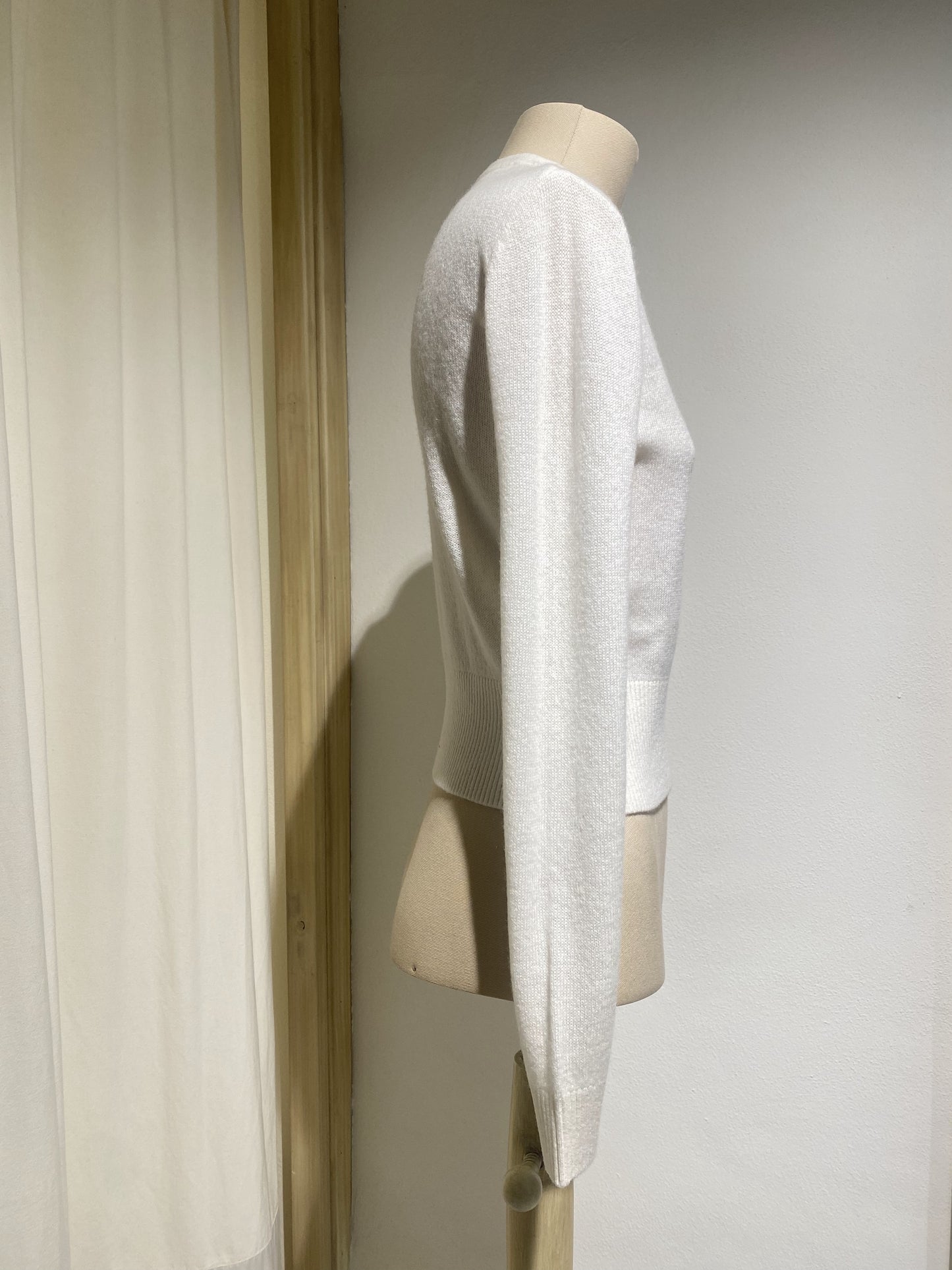 W GIROCOLLO KNITWEAR FORTE FORTE MILK