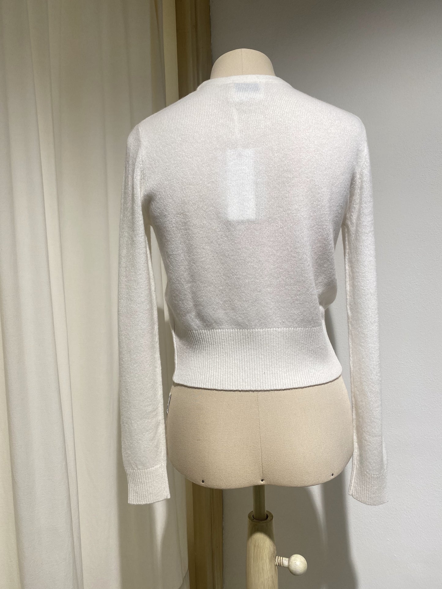 W GIROCOLLO KNITWEAR FORTE FORTE MILK
