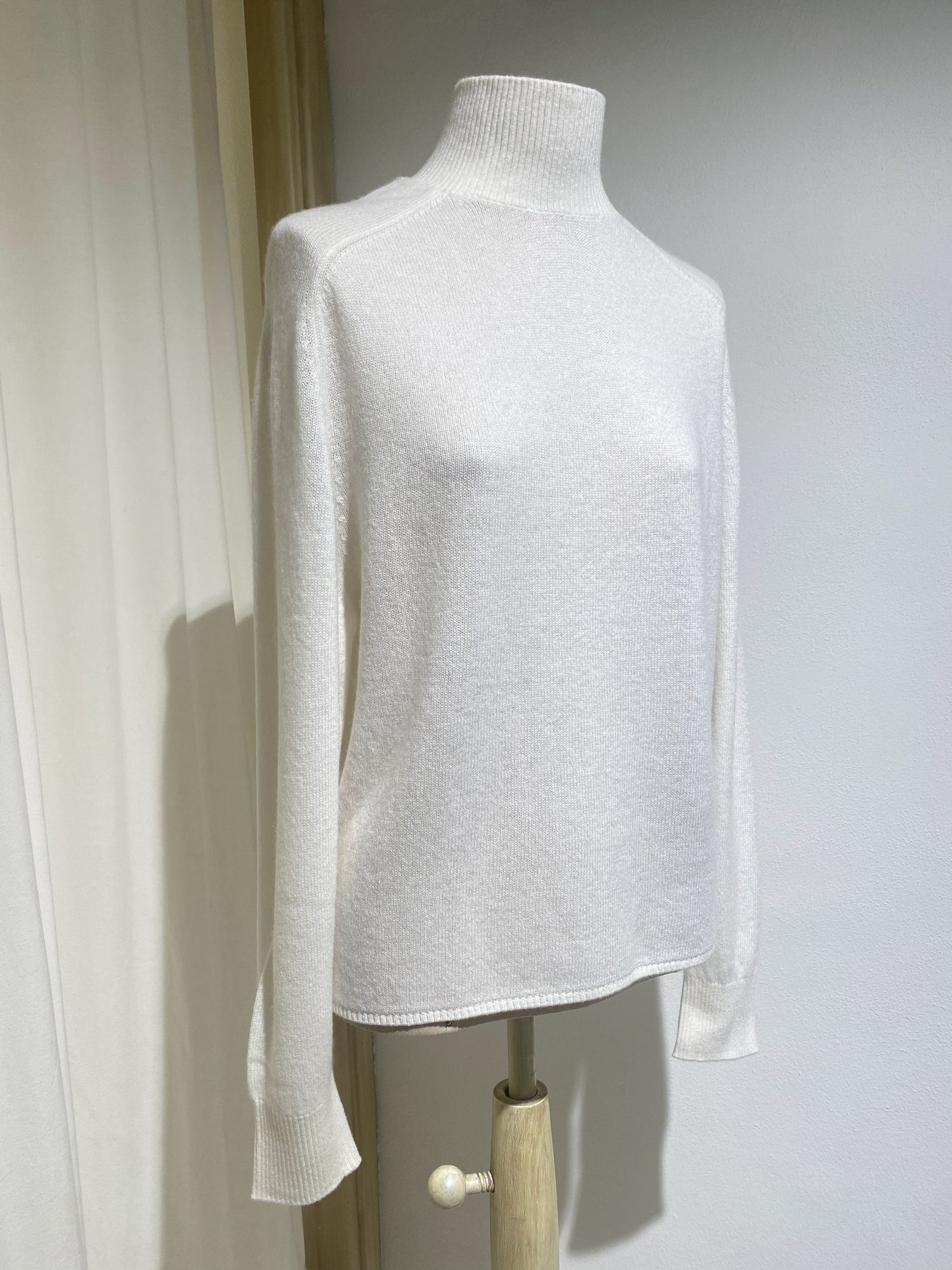W KNITWEAR TURTLE NECK FORTE FORTE MILK