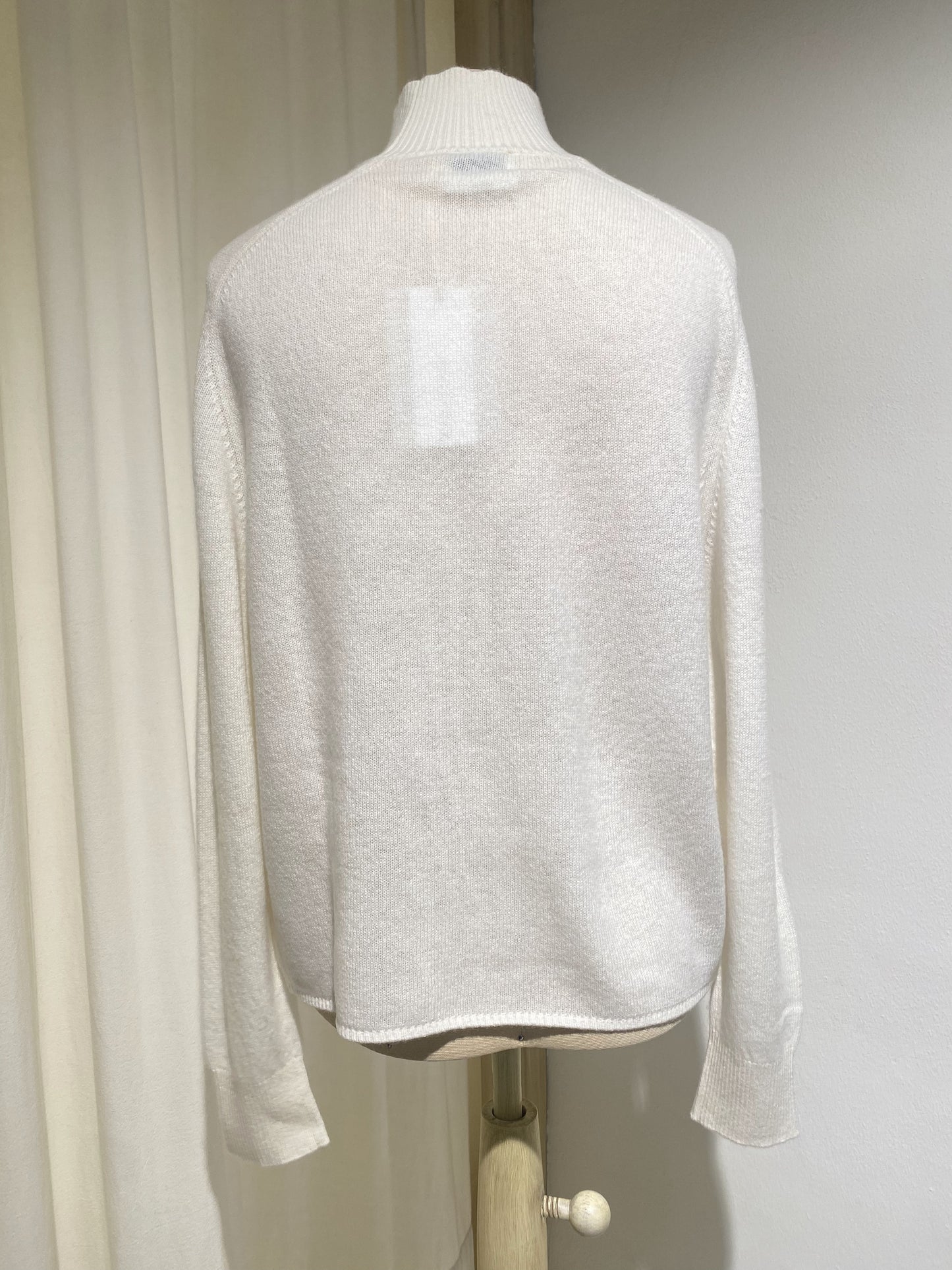 W KNITWEAR TURTLE NECK FORTE FORTE MILK