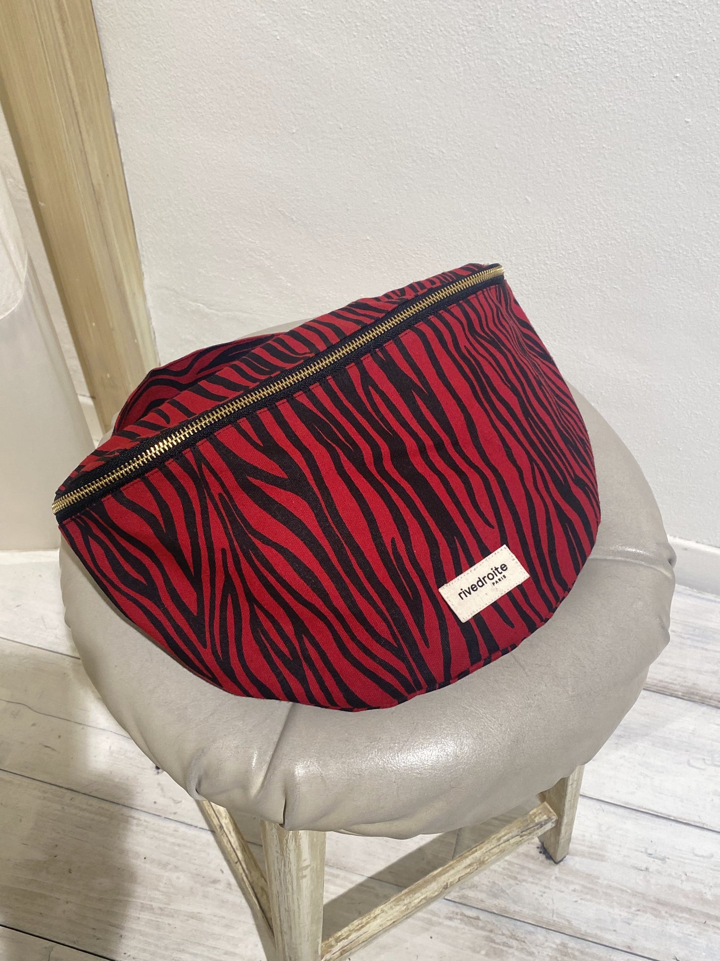 W CUSTINE XL THE WAIST BAG RED ZEBRA