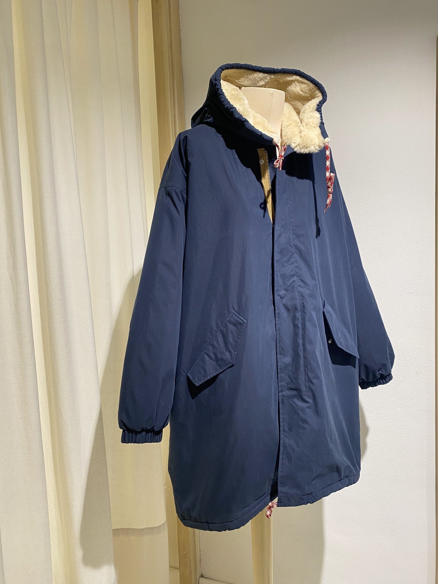 W LAOS PARKA BELLEROSE NAVY