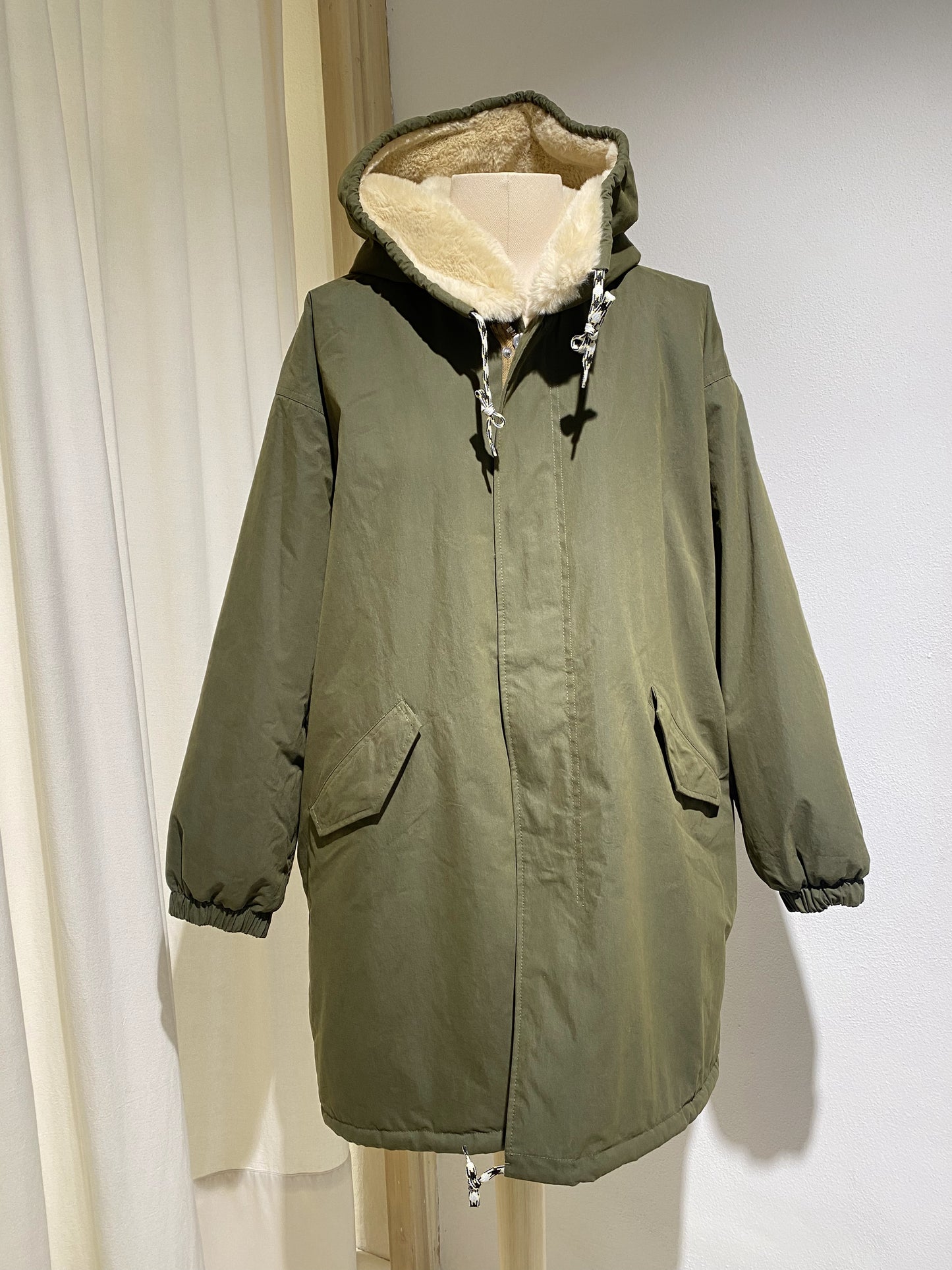 W LAOS PARKA BELLEROSE MILITARY GREEN
