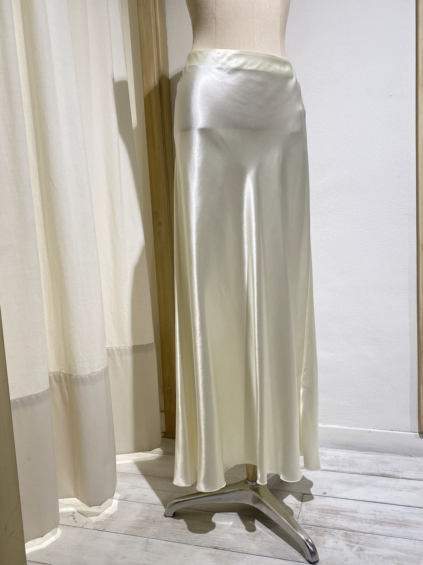 W SKIRT SATIN FORTE FORTE MILK