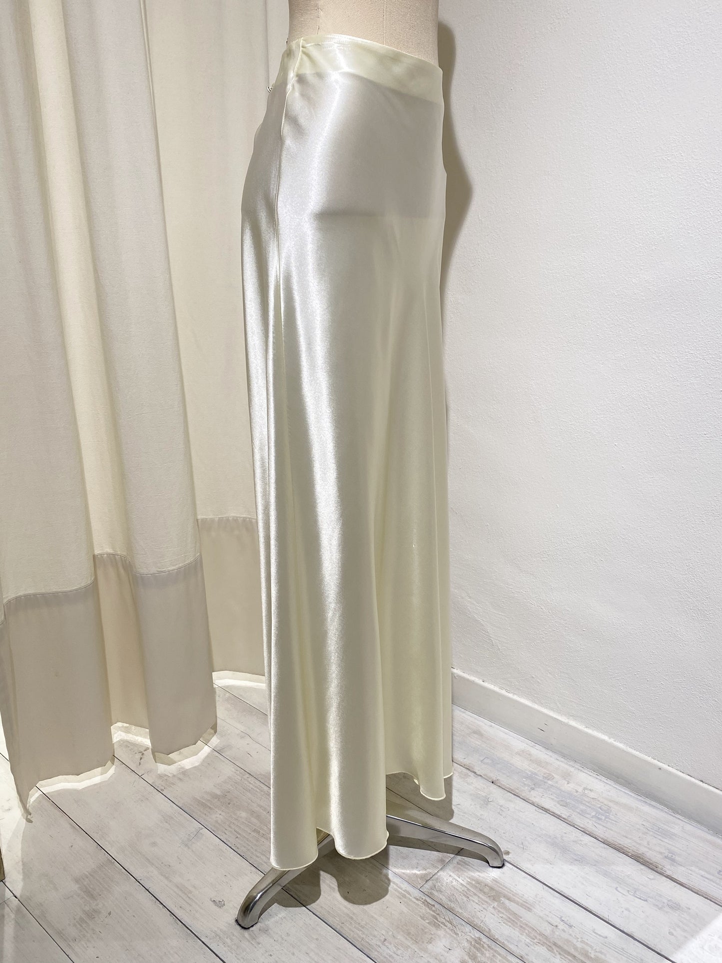 W SKIRT SATIN FORTE FORTE MILK