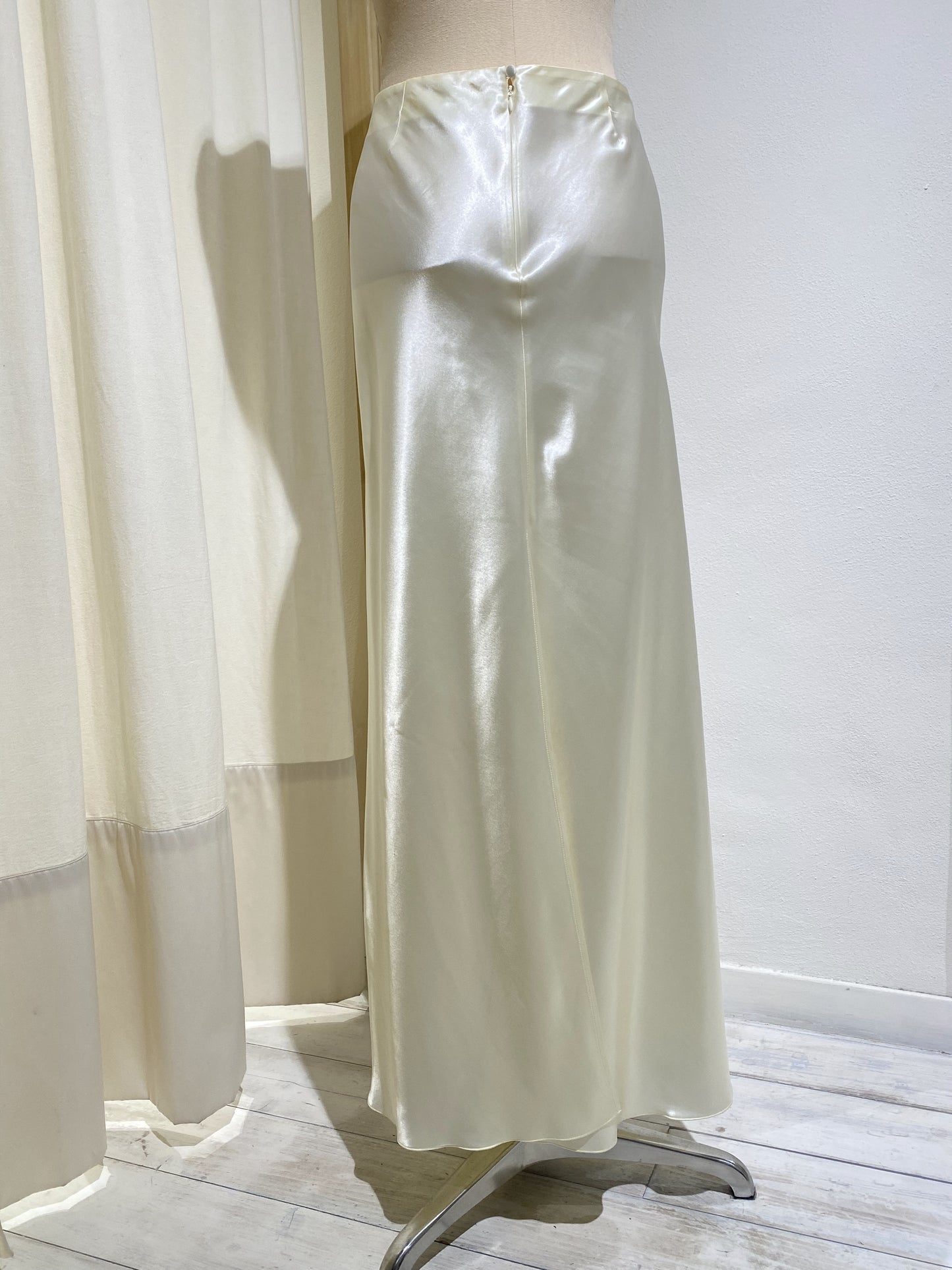 W SKIRT SATIN FORTE FORTE MILK