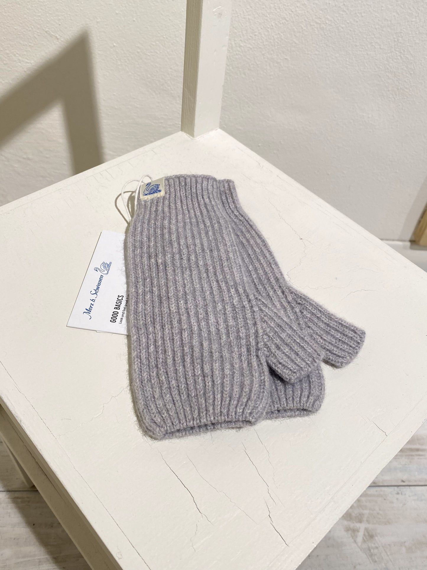 W NO FINGER GLOVES MERZ B SCHAWNEN - GREY