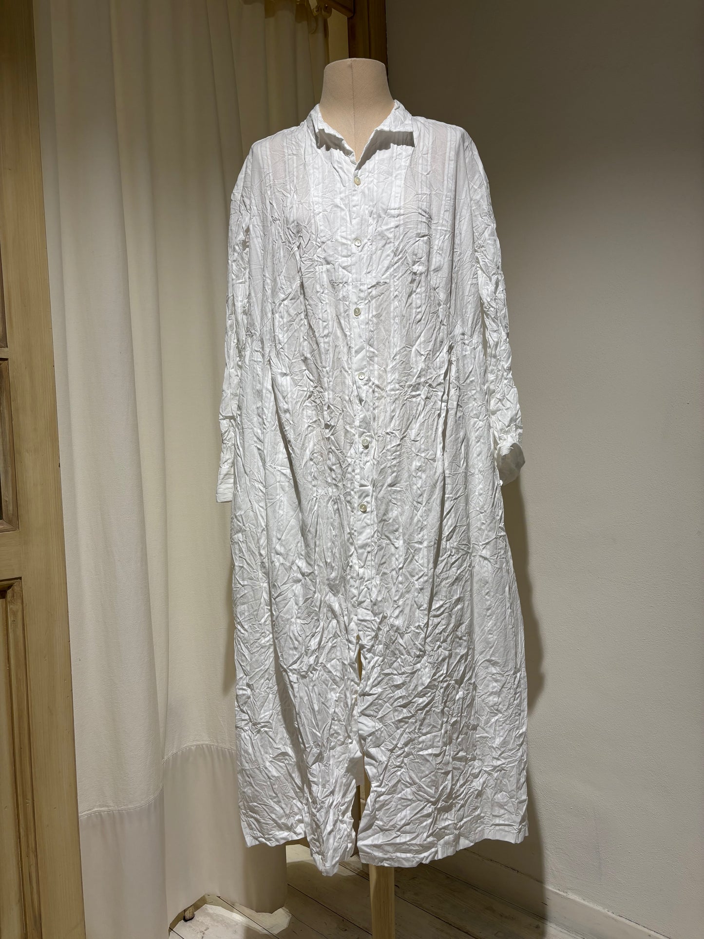 W Shirt Dress - PAS DE CALAIS - White