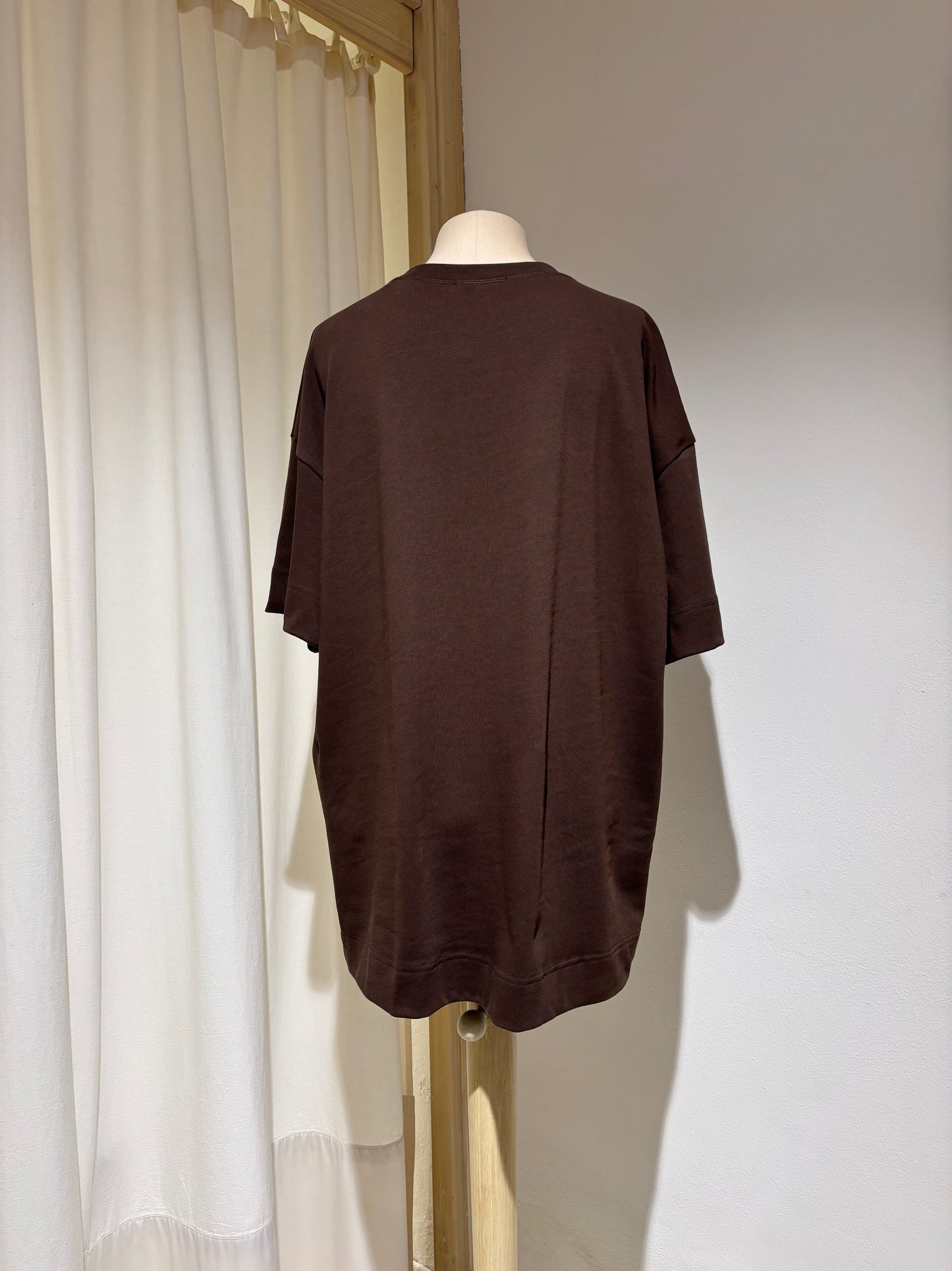 W Maxi T-Shirt - ESTHE - Brown