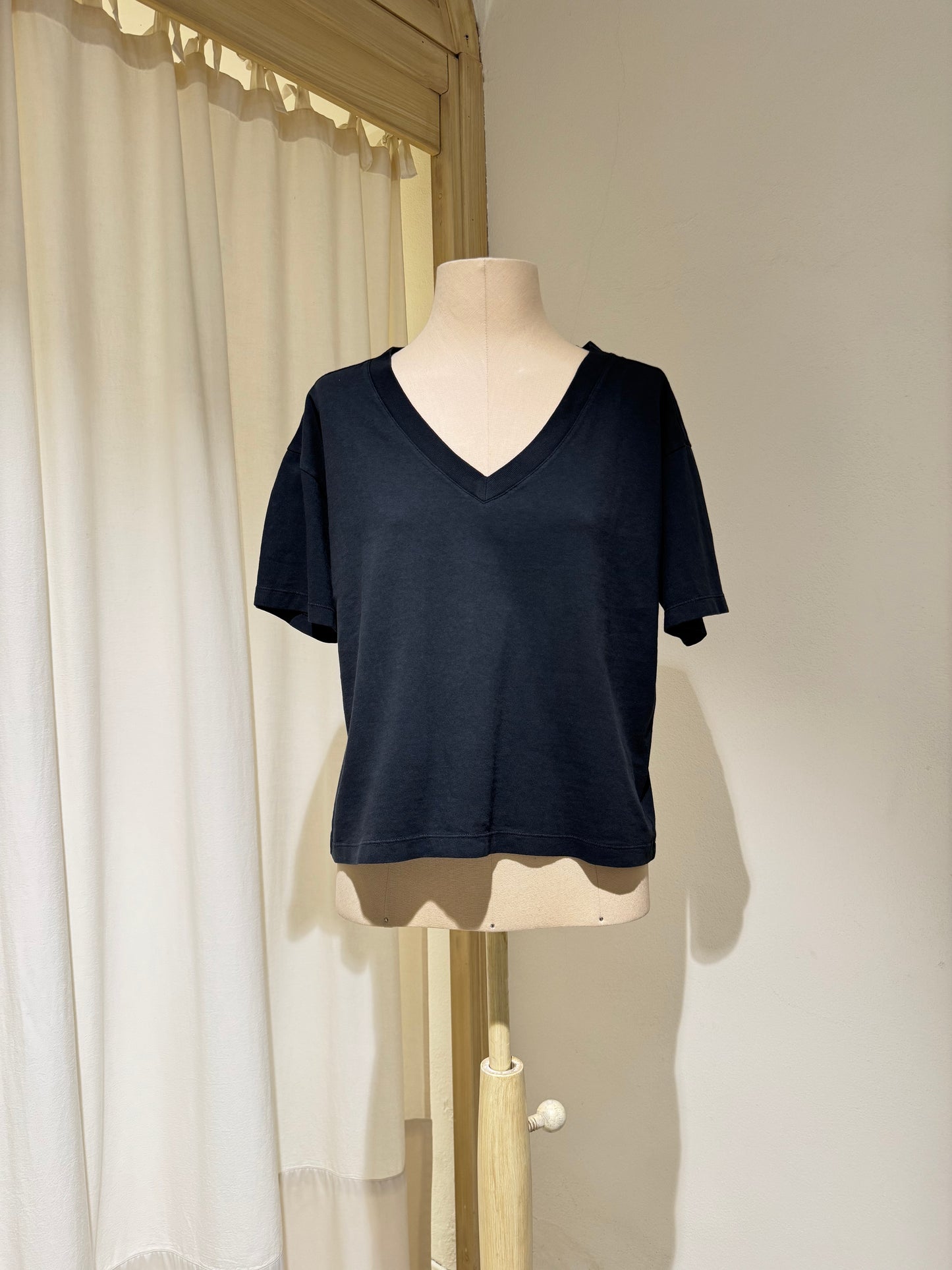 W Stormi Short-Sleeve T-Shirt- BELLEROSE - Dark Blue