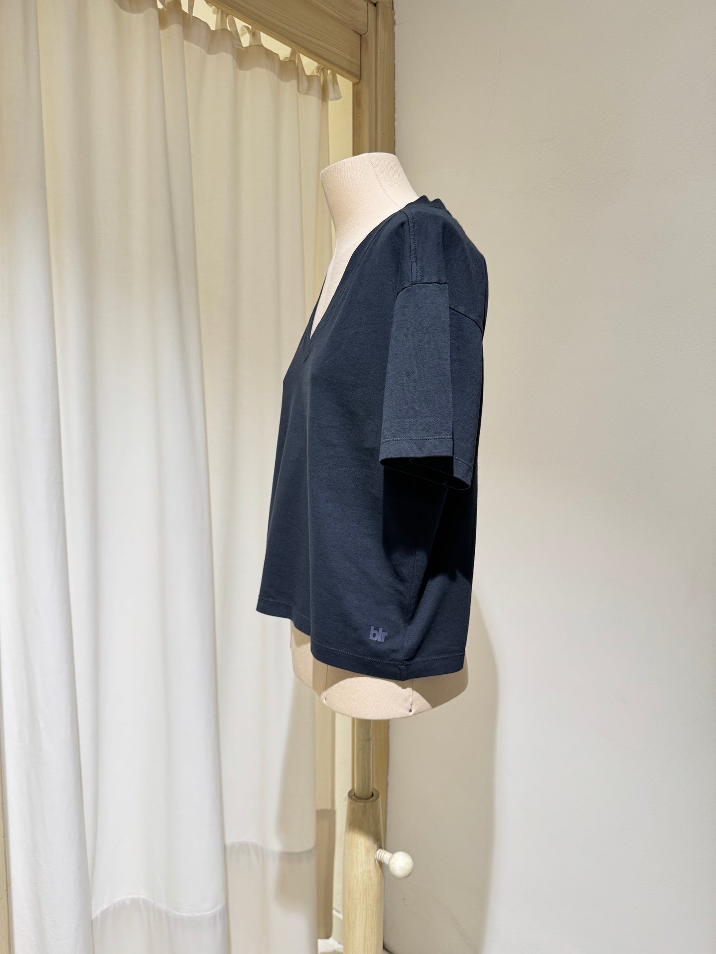 W Stormi Short-Sleeve T-Shirt- BELLEROSE - Dark Blue