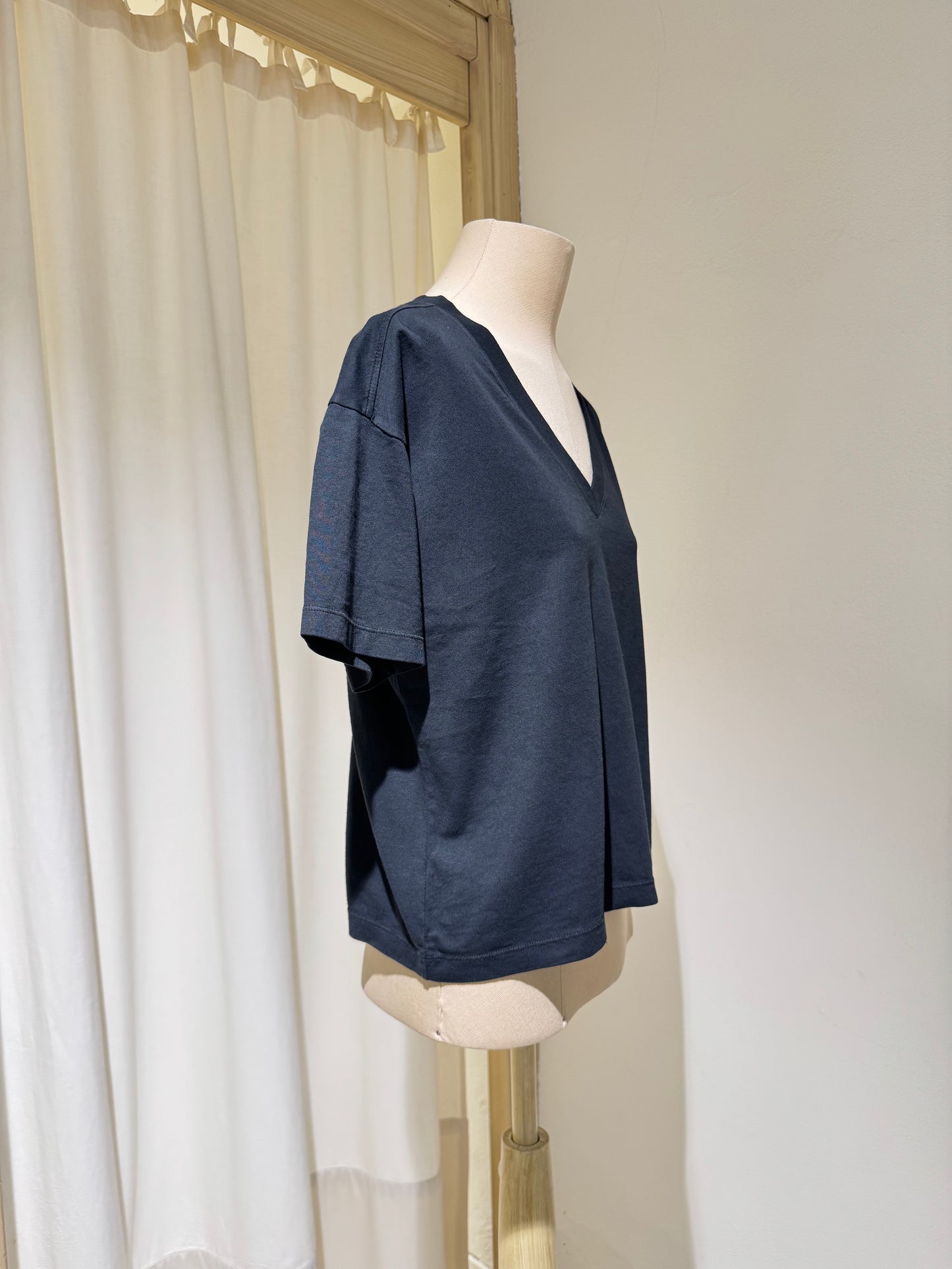 W Stormi Short-Sleeve T-Shirt- BELLEROSE - Dark Blue