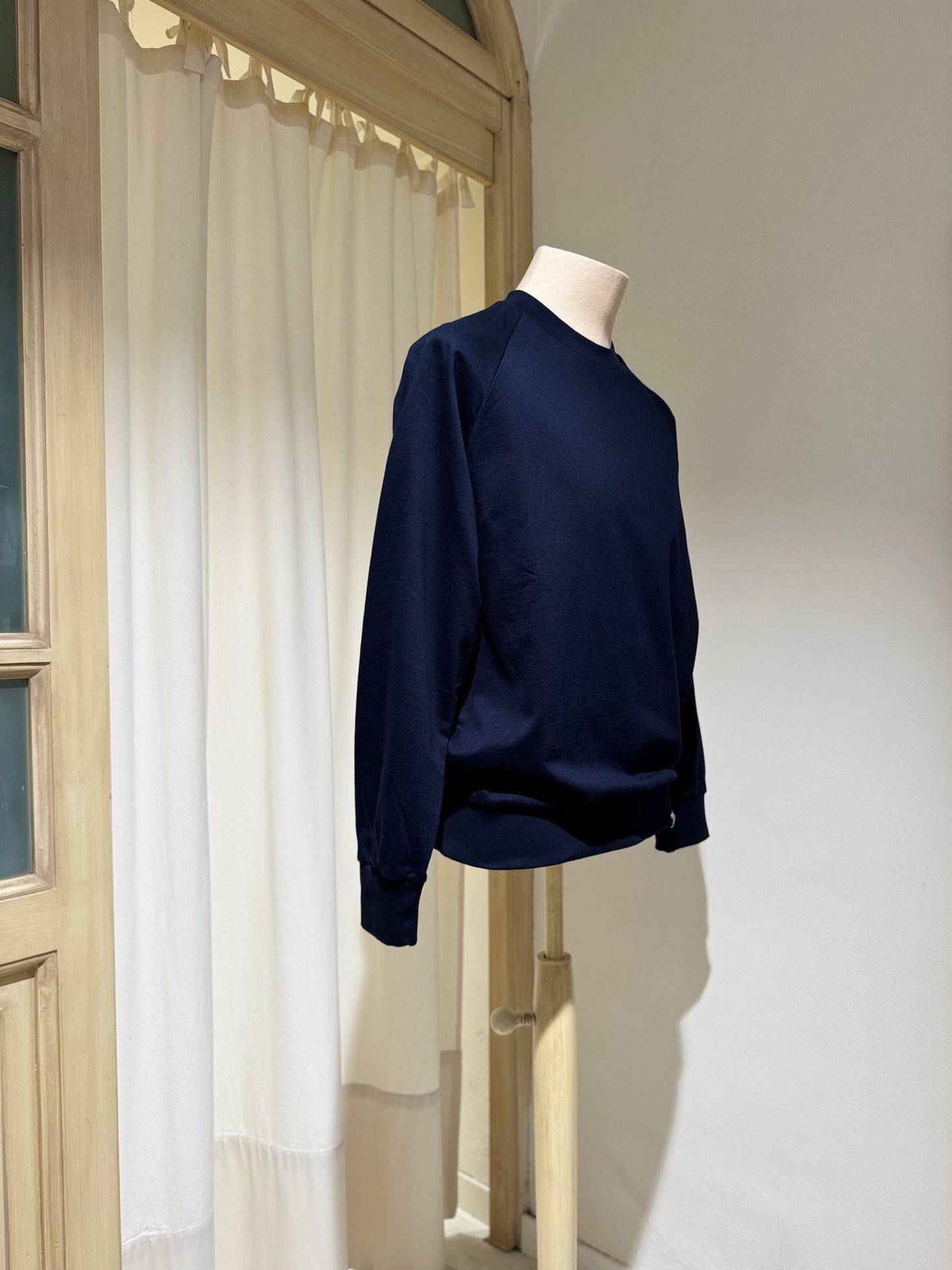M Marten Relaxed Raglan Light Sweatshirt - NORSE PROJECTS - Dark Navy
