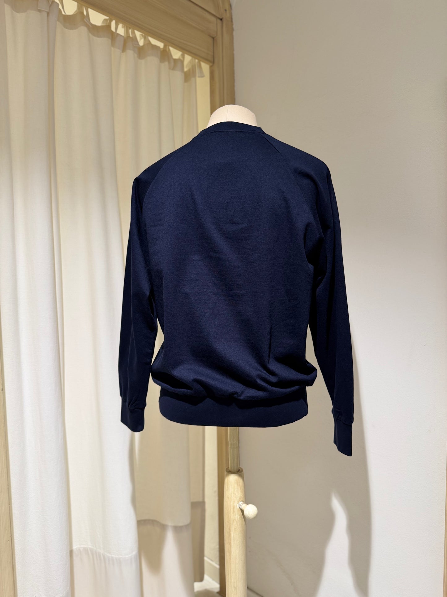 M Marten Relaxed Raglan Light Sweatshirt - NORSE PROJECTS - Dark Navy