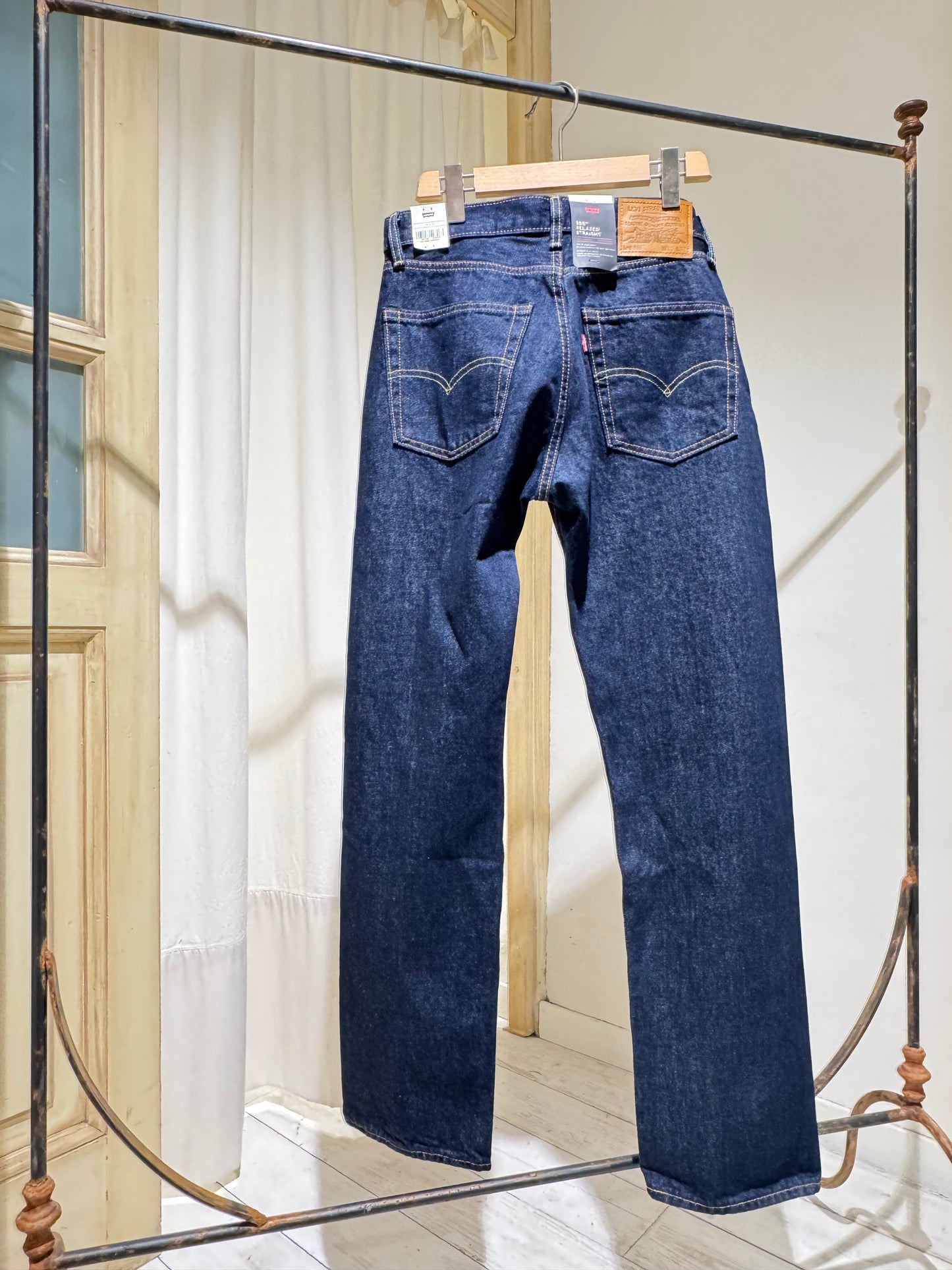 M Denim 555 Relaxed Straight - LEVI'S® PREMIUM - Blue