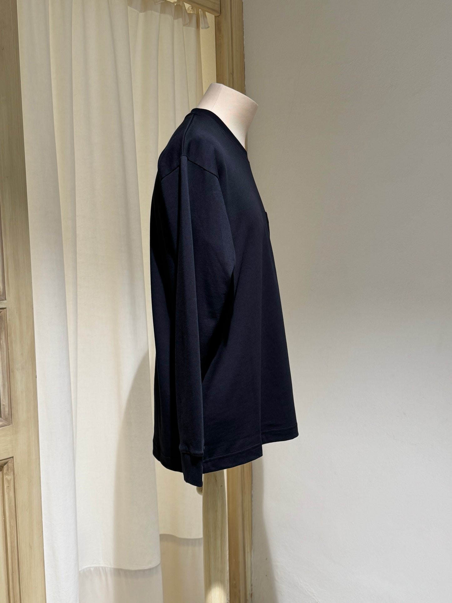 M Heavy Loose LS T-shirt - NORSE PROJECTS - Black