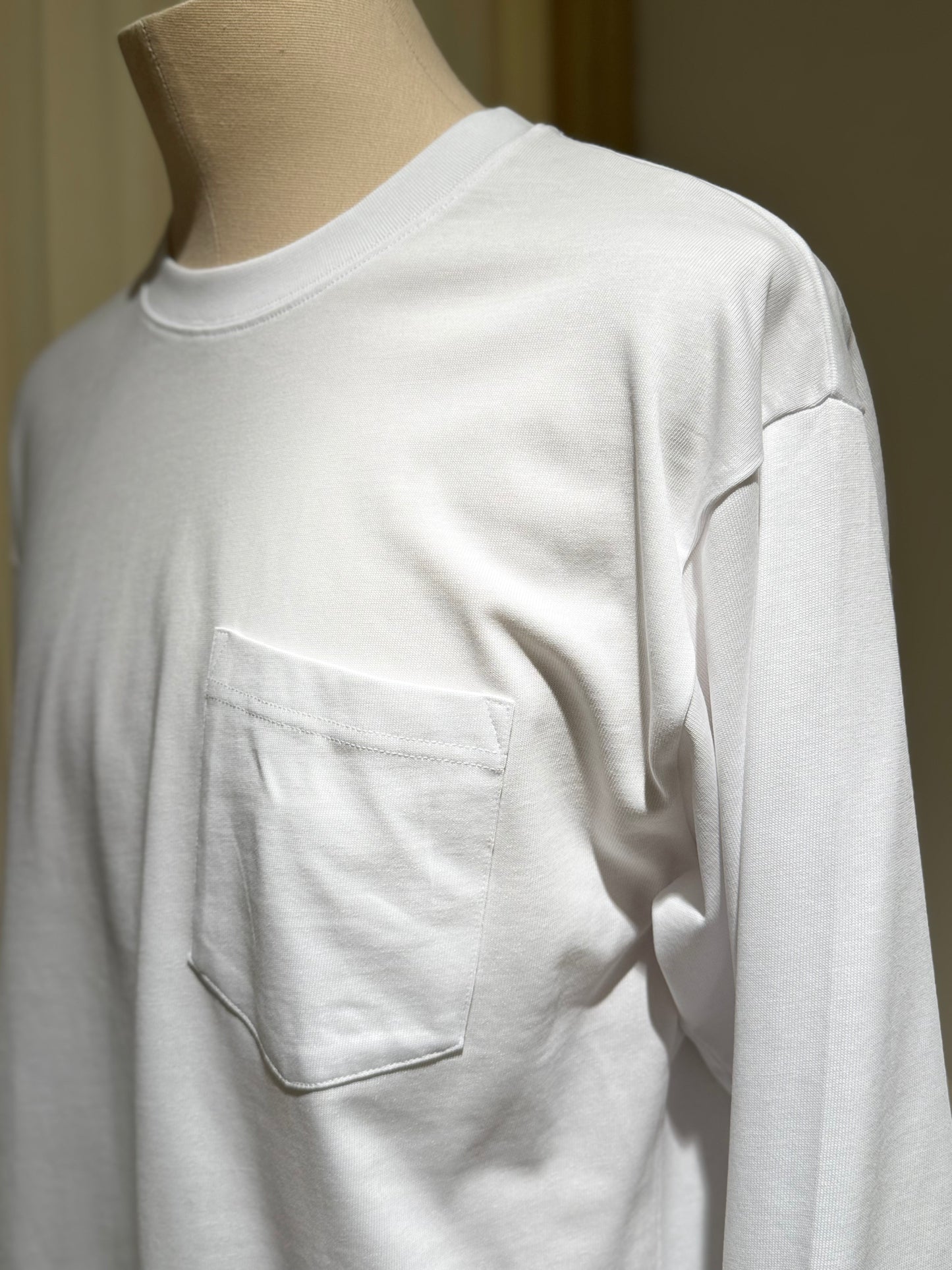 M Heavy Loose LS T-shirt - NORSE PROJECTS - White
