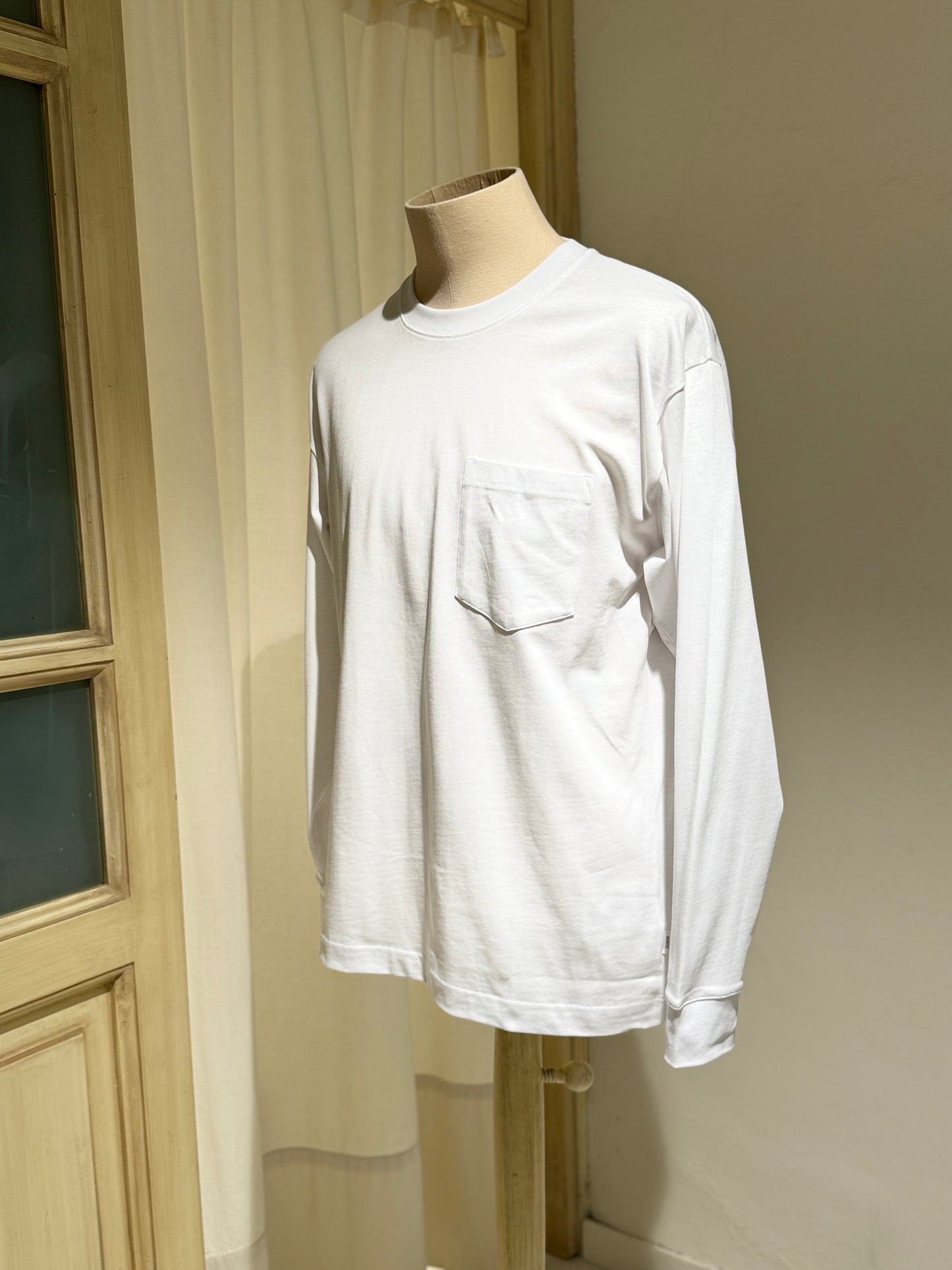 M Heavy Loose LS T-shirt - NORSE PROJECTS - White