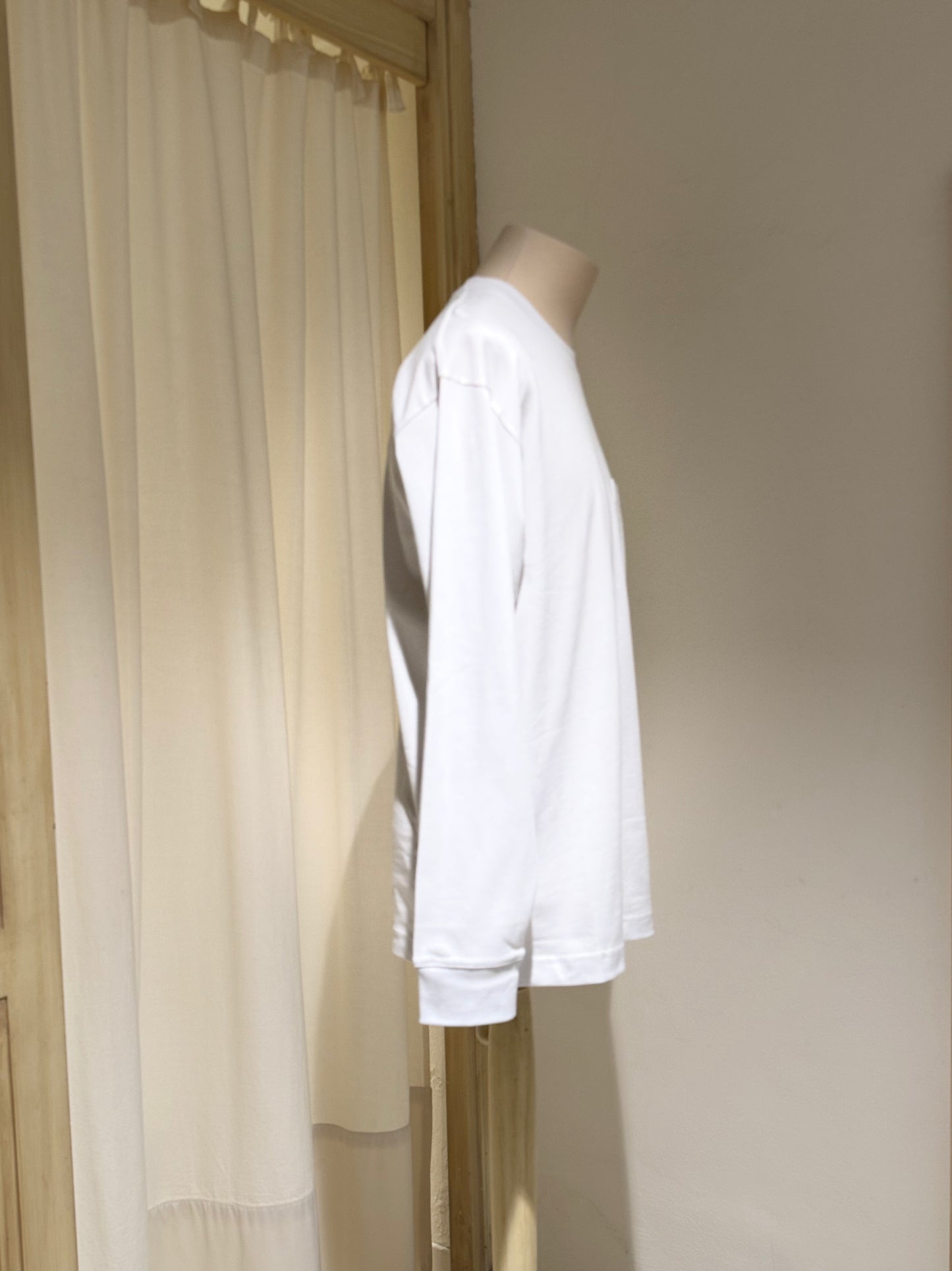 M Heavy Loose LS T-shirt - NORSE PROJECTS - White