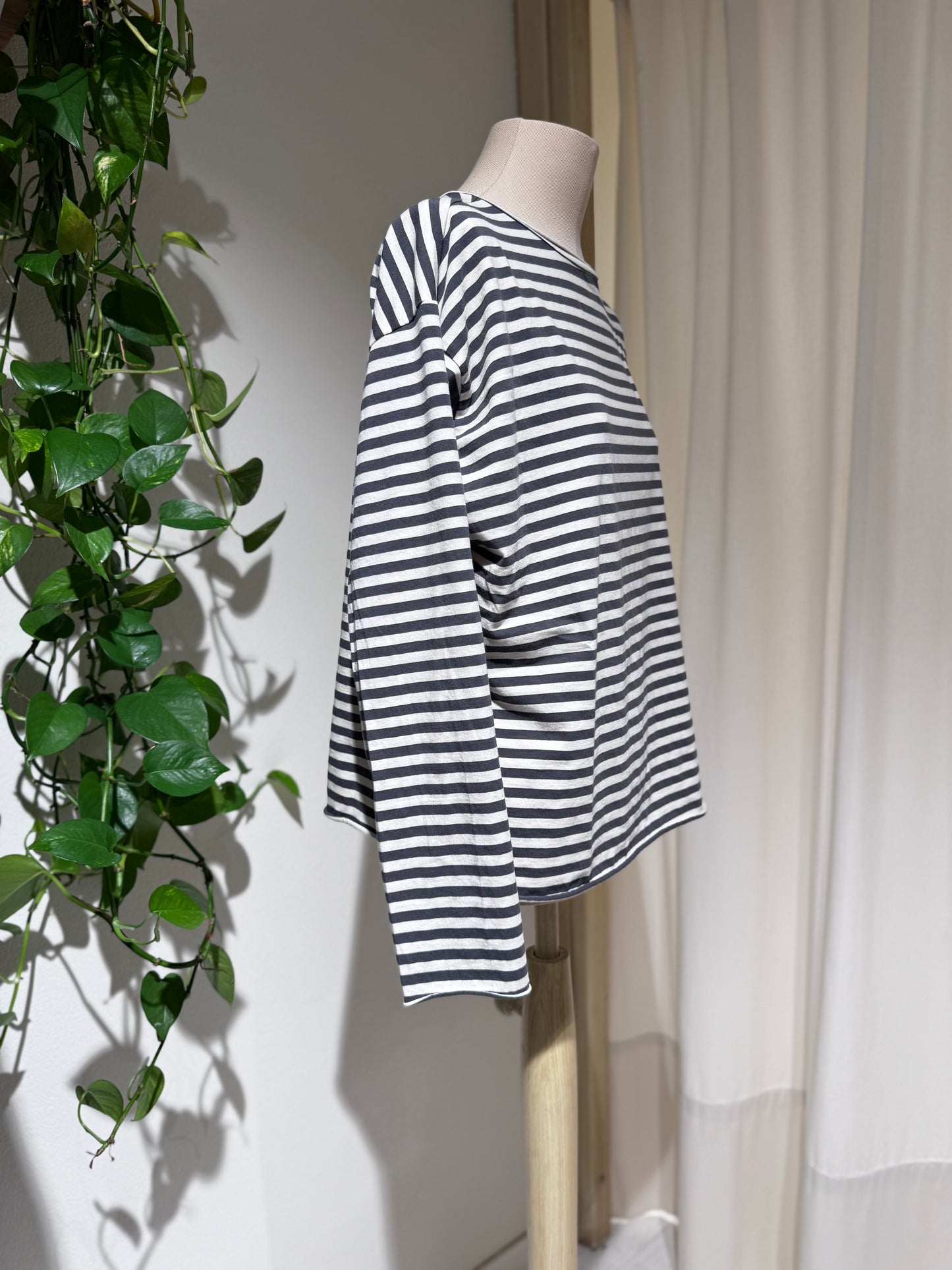 W Long Sleeve T-shirt - MAGLIA LOLA - LABO.ART - Striped