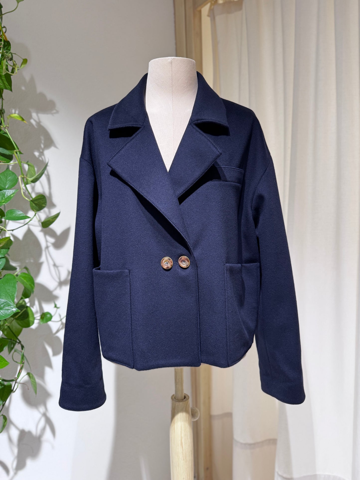 W - Caban - FORTE FORTE - Navy blu