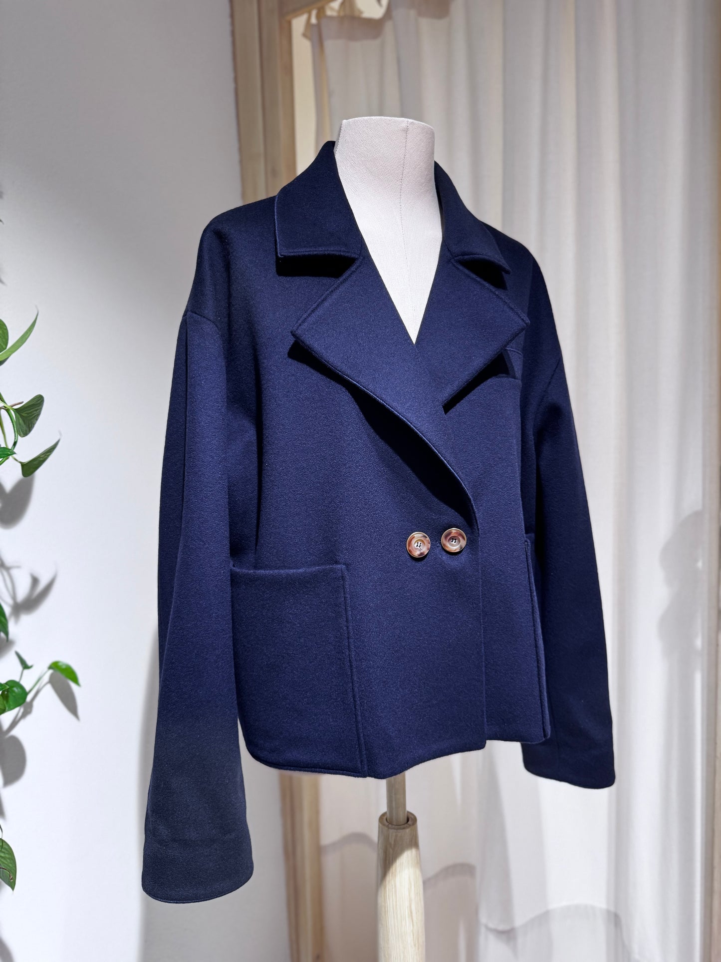 W - Caban - FORTE FORTE - Navy blu