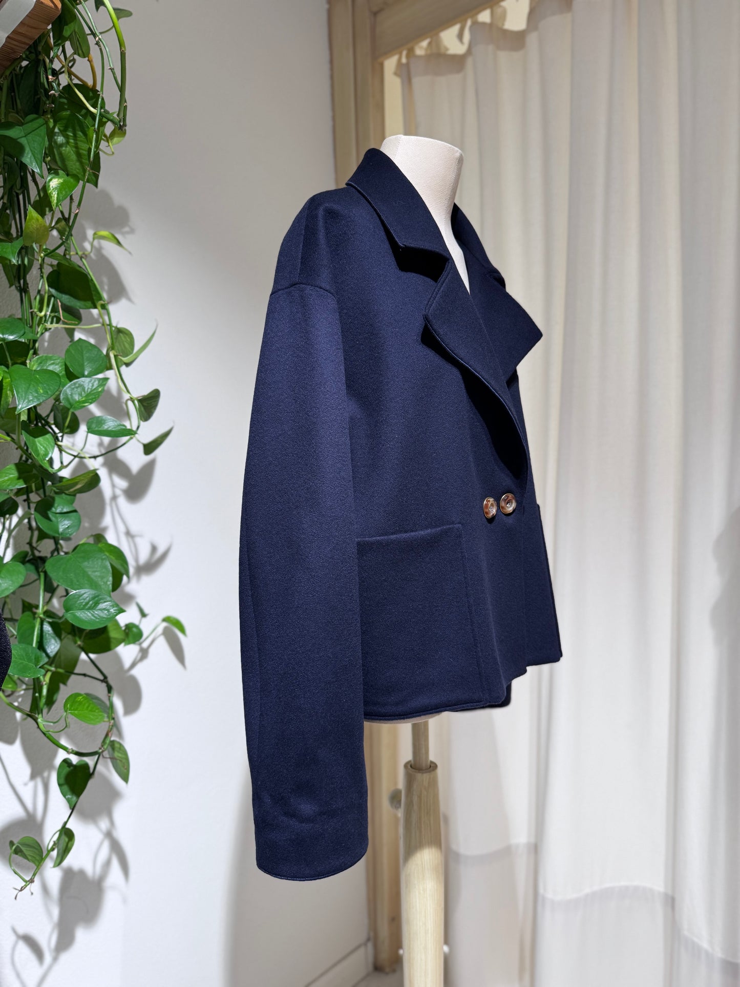 W - Caban - FORTE FORTE - Navy blu