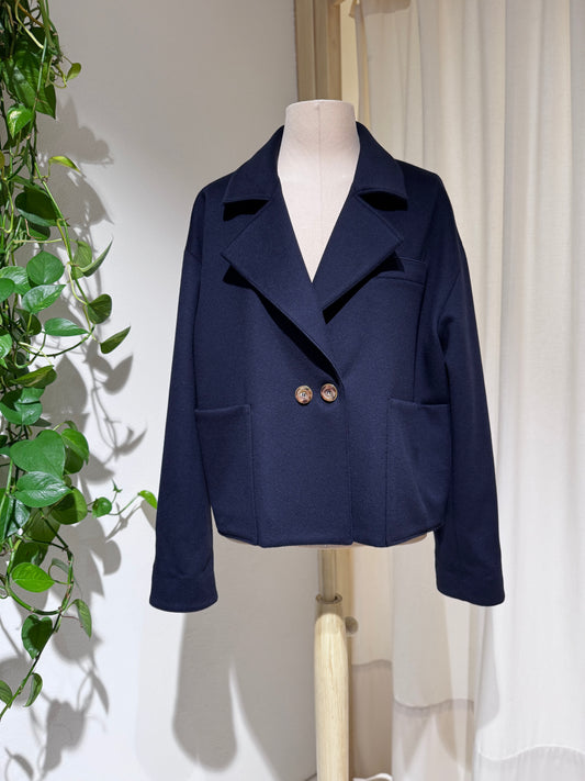 W - Caban - FORTE FORTE - Navy blu