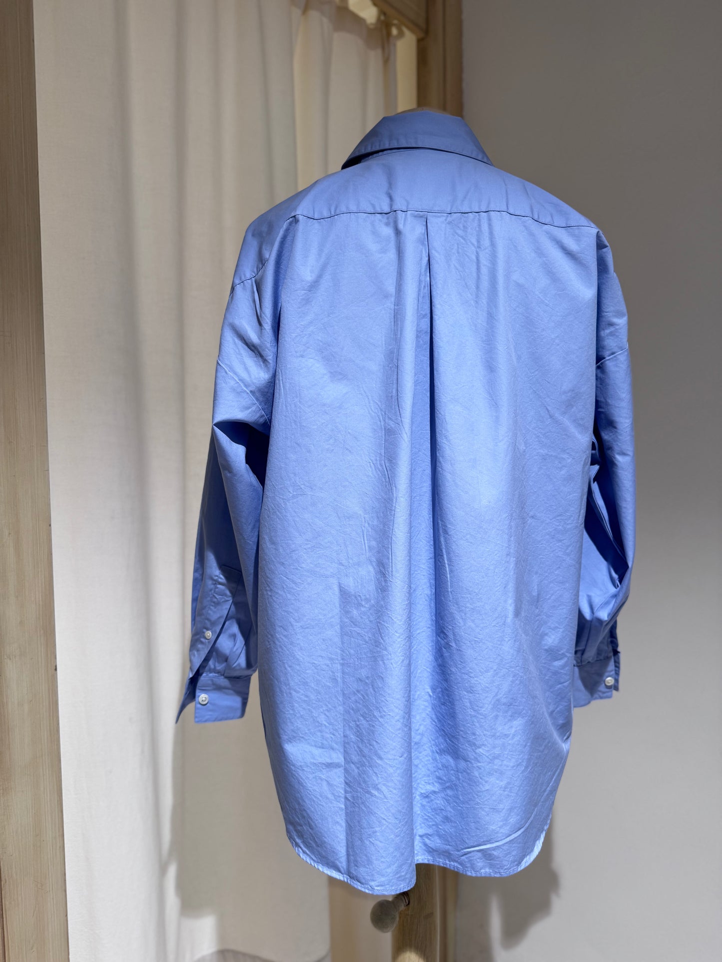 W GIORGIA POPELIN SHIRT - BELLEROSE - SKY