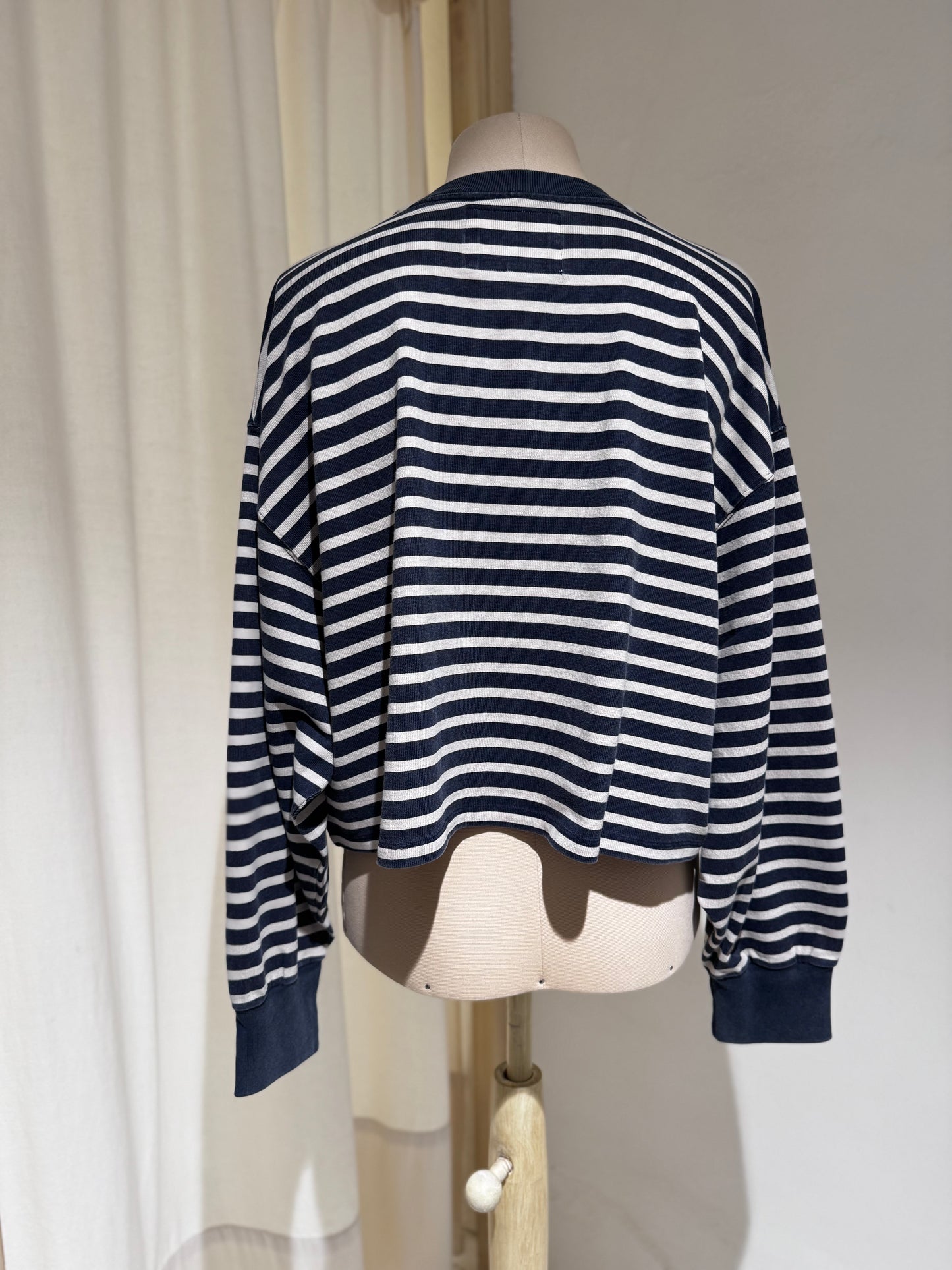 W Franto long-sleeve t-shirt - Bellrose - Off White & Navy