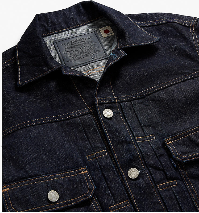 Levi's® Made of Japan MIJ CLASSIC TYPE II - MOJ TYPE 2 DARK RINSE