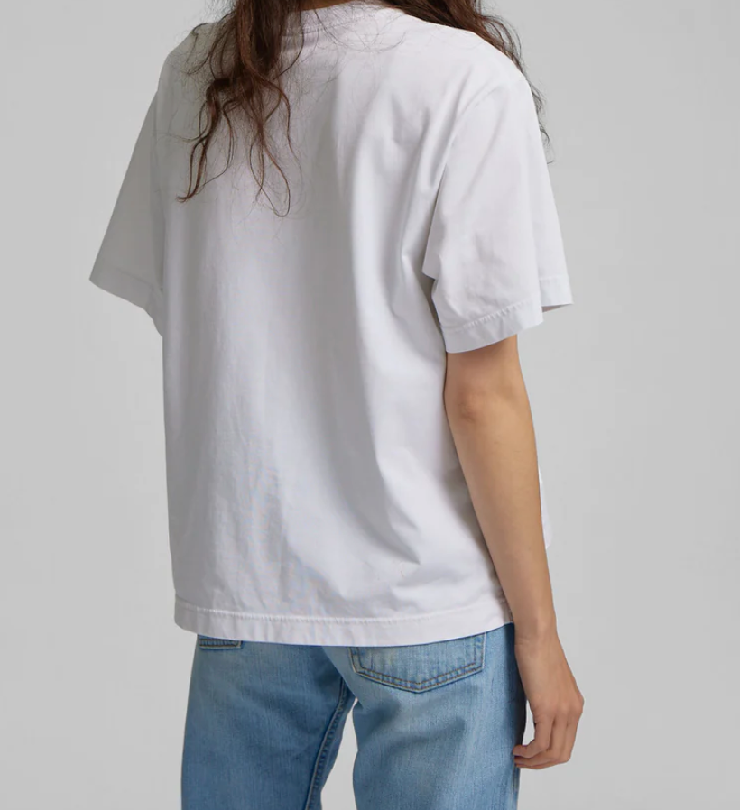 W & M OVERSIZED ORGANIC T-SHIRT - OPTICAL WHITE - COLORFUL STANDARD
