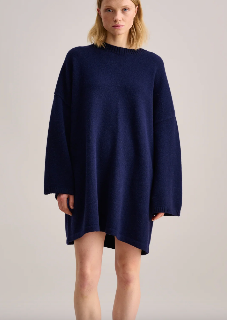 W GABODY DRESS KNITWEAR BELLEROSE BLUE AMERICA