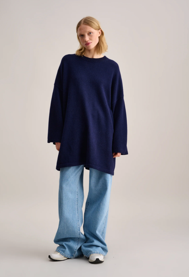 W GABODY DRESS KNITWEAR BELLEROSE BLUE AMERICA