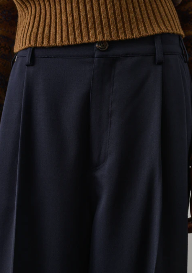 W PANT FREJUS - SOEUR - NAVY BLUE