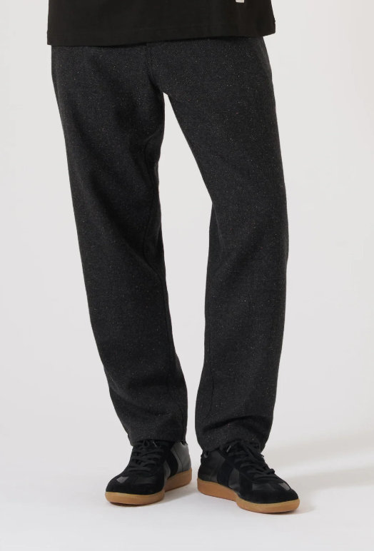 M Salt N Pepper Tweed Military Chino - UNIVERSAL WORKS - Black