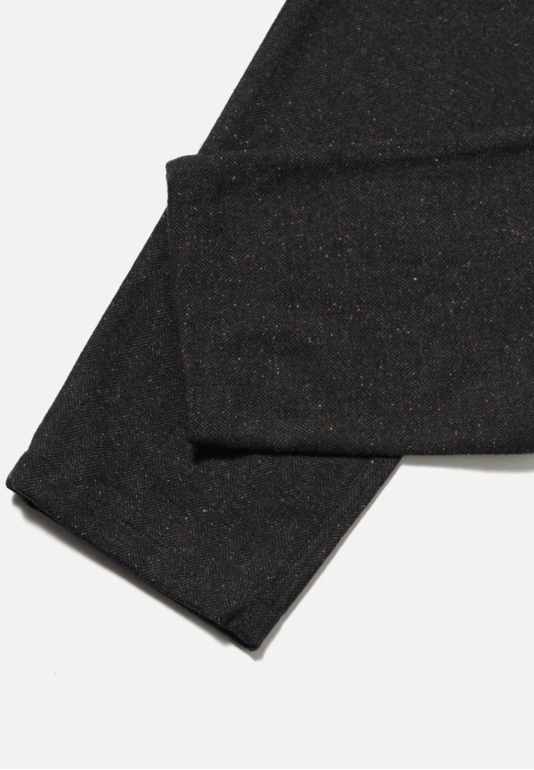 M Salt N Pepper Tweed Military Chino - UNIVERSAL WORKS - Black