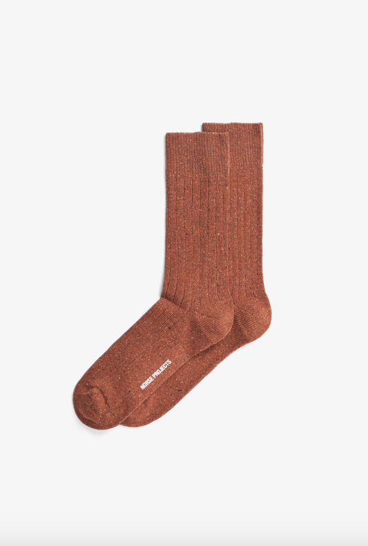 M Bjarki Neps Wool Rib Sock NORSE PROJECTS