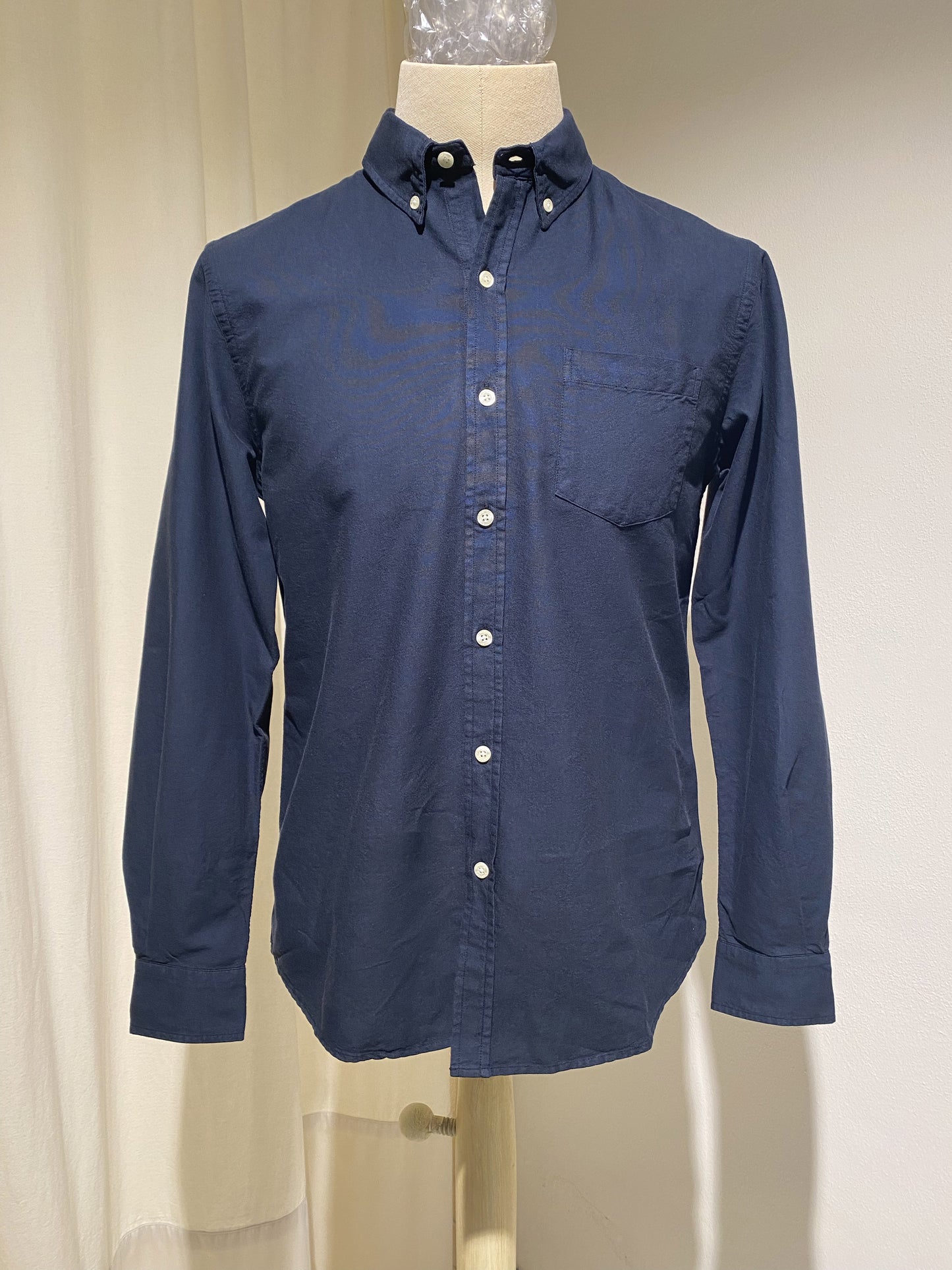 M COLORFUL STANDARD BOTTON DOWN SHIRT - NAVY BLUE