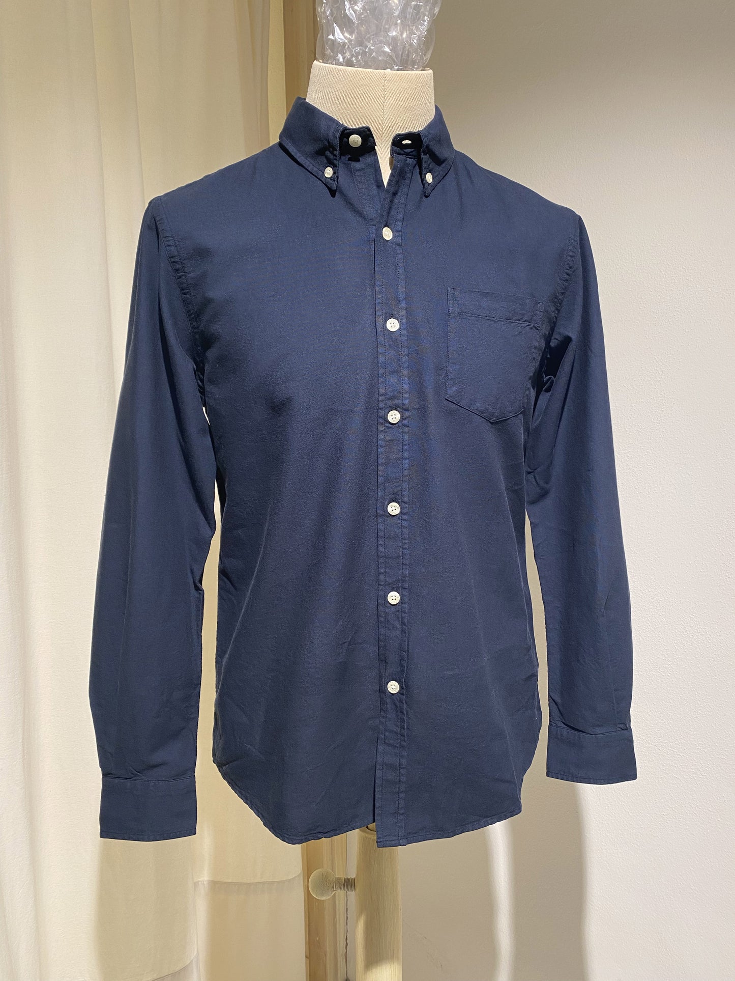 M COLORFUL STANDARD BOTTON DOWN SHIRT - NAVY BLUE