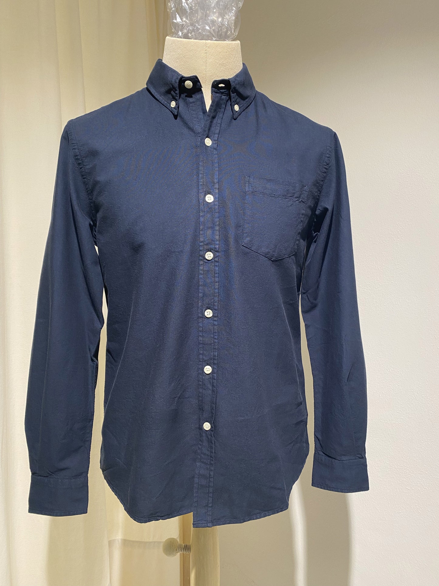 M COLORFUL STANDARD BOTTON DOWN SHIRT - NAVY BLUE