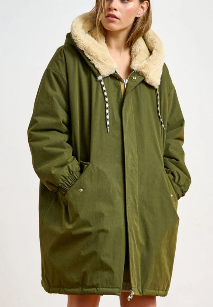 W LAOS PARKA BELLEROSE MILITARY GREEN