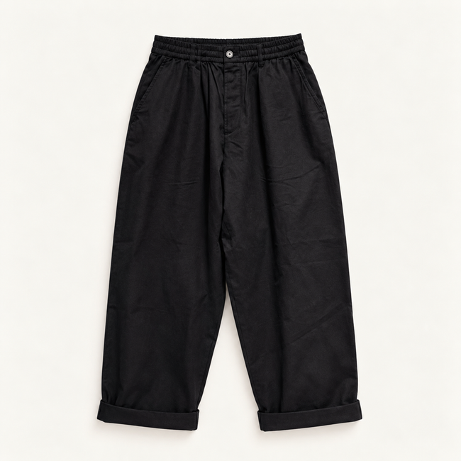 Brushed Moleskin Pleated Track Pant - UNIVERSAL WORKS