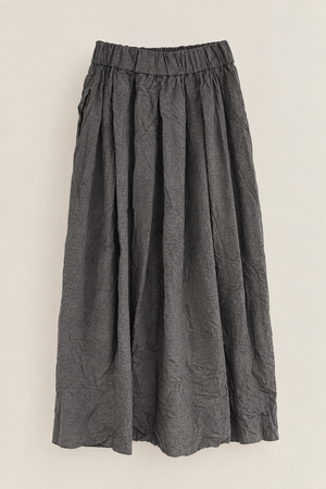 WRINKLE SKIRT - GREIGE - PAS DE CALAIS