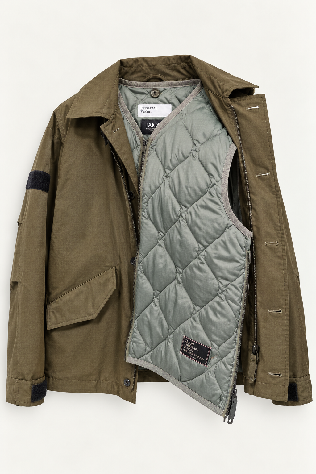 UTILITY JKT WITH DOWN VEST - UNIVERSAL WORKS x TAION
